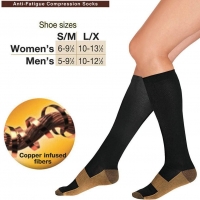 Unisex  Flight Travel Socks For Mens Womens