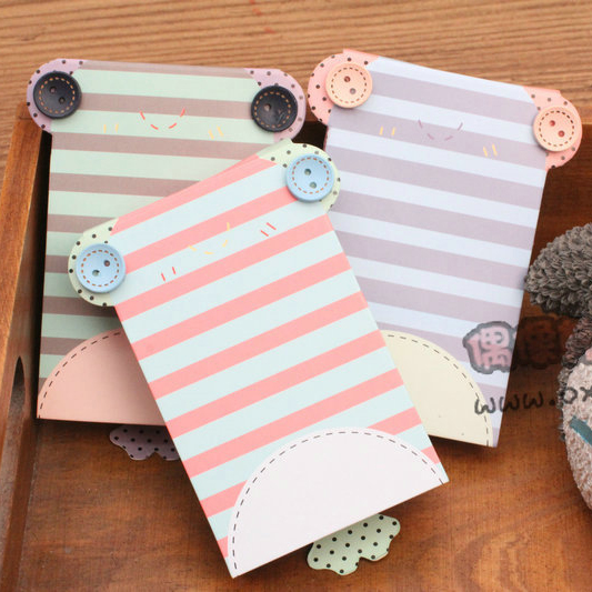 Cute Coloured Blank Paper Notebooks Small Notepads Notes Pad Pocket