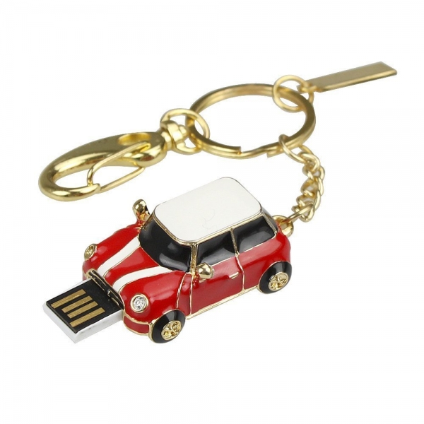 16Gb Red Mini Car USB Memory Stick Flash Drive Keyring Bag Charm ...