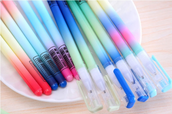 Colourful Jelly Color Novelty Ballpoint Gel Pens Cute Funky School ...