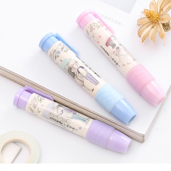 Cute Pen Shaped Retractable Rubber Erasers Kids Party Gift Bag Fillers